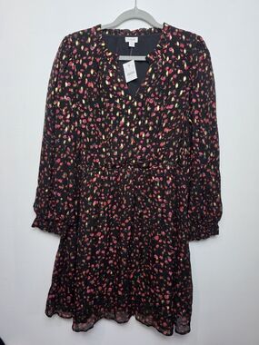 J Crew Dress Clip Dot Dress